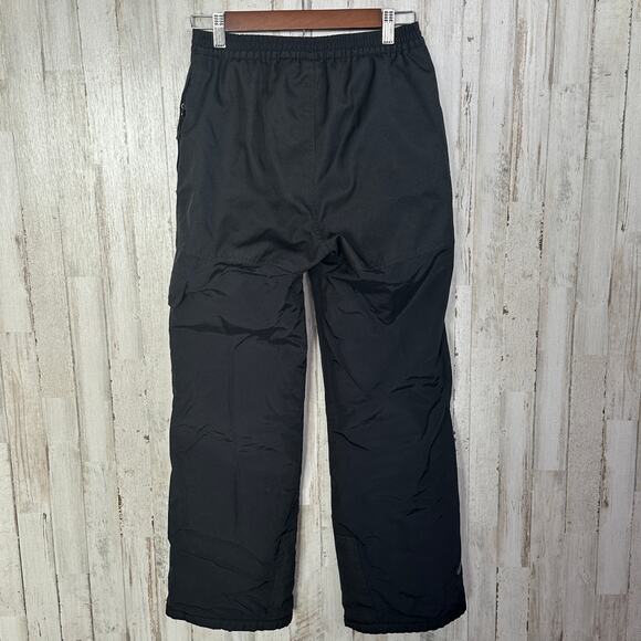 Slalom Ski Snowboard Pants Size Youth Large Black Waterproof Adjustable EUC - Picture 2 of 13